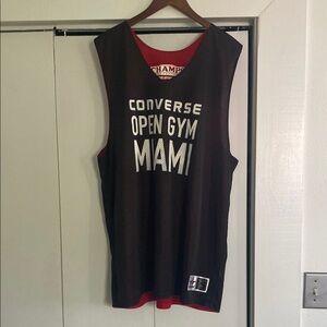 Champs Black and Red Athletic Tank